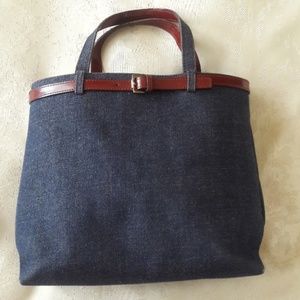BURBERRY DENIM TOTE
